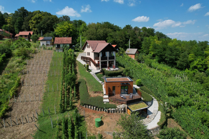 Exterior, Relax with View - Holiday House with sauna and jacuzzi, Remetinec, Croatia Novi Marof